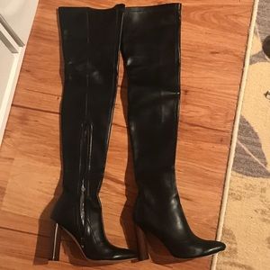 Thigh high ami club wear boots size 9